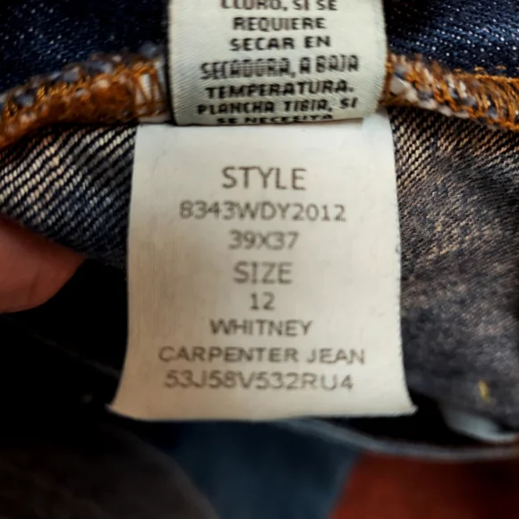 Polo Jeans Co Vintage Y2K Whitney Carpenter Jeans Size 12 - Picture 10 of 13